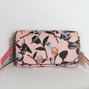 Kate Spade New York Cameron Small Flap Crossbody Pink Multi Paper Rose